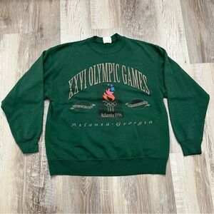 Vintage Atlanta 1996 Olympic Games Crewneck Sweatshirt Mens Large Pullover